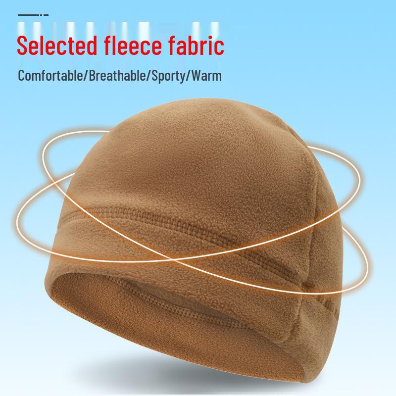 Autumn and Winter Outdoor Windproof Fleece Hat for Mountaineering, Cycling, Skiing, and Sports