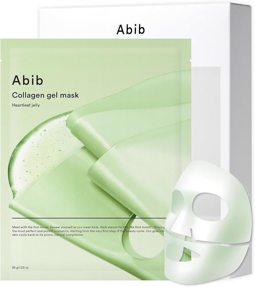 ABIB Collagen Gel Mask (3 Types) / Heartleaf / Sedum / Jericho Rose / Calming, Hydrating, Moisturizing, Korean Cosmetics, Kbeauty