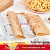 English Newspaper Style Disposable Baking Greaseproof Kraft Paper Mats