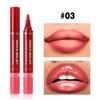 2-In-1 Watercolor Lip Gloss, Moisturizing, Mirror-Like Finish, Long-Lasting Color, Creates Natural Lip Tone, Suitable For Back To School, Beginners