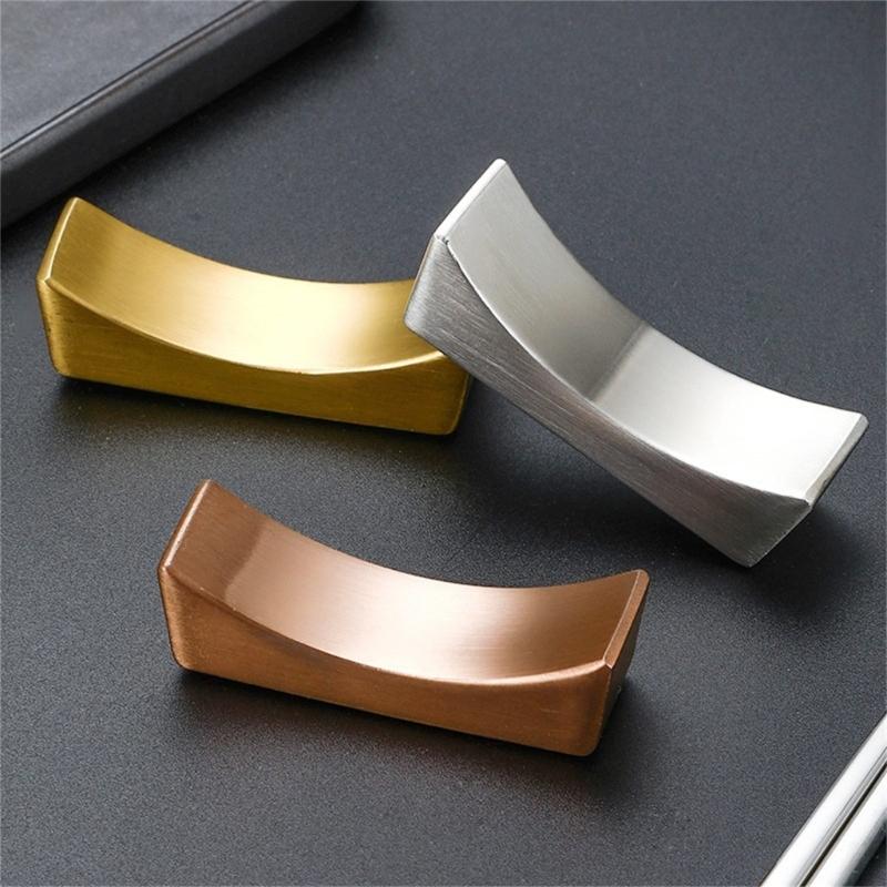 Pack of 2 Elegant Chopsticks Holder Spoon Organizers Stainlesss Steel Chopstick Rests for Dining Table Kitchen Tool