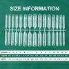 75/150Pcs Reusable Space Nail Forms Transparent French Tip Forms NEW Poly Gel Forms  Home Salon