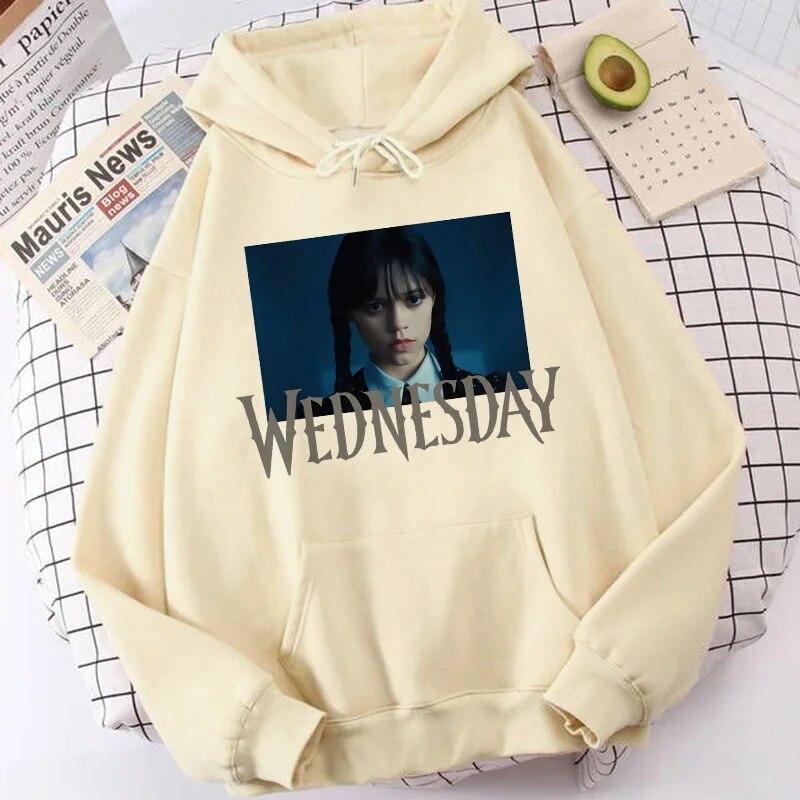

I Hate Everything Wednesday Addams Hoodies Women Y2k Aesthetic Winter Anime Tracksuit Female Aesthetic Sweatshirts Dropshipping