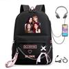 Large Capacity Schoolbag with Shoulder Strap; Student Three-piece Pencil Case Set