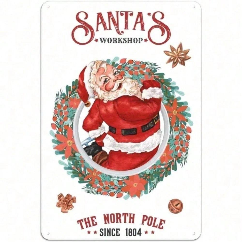 20x30cm Metal Art Painting, Tin Wall Decor, Handmade Craft