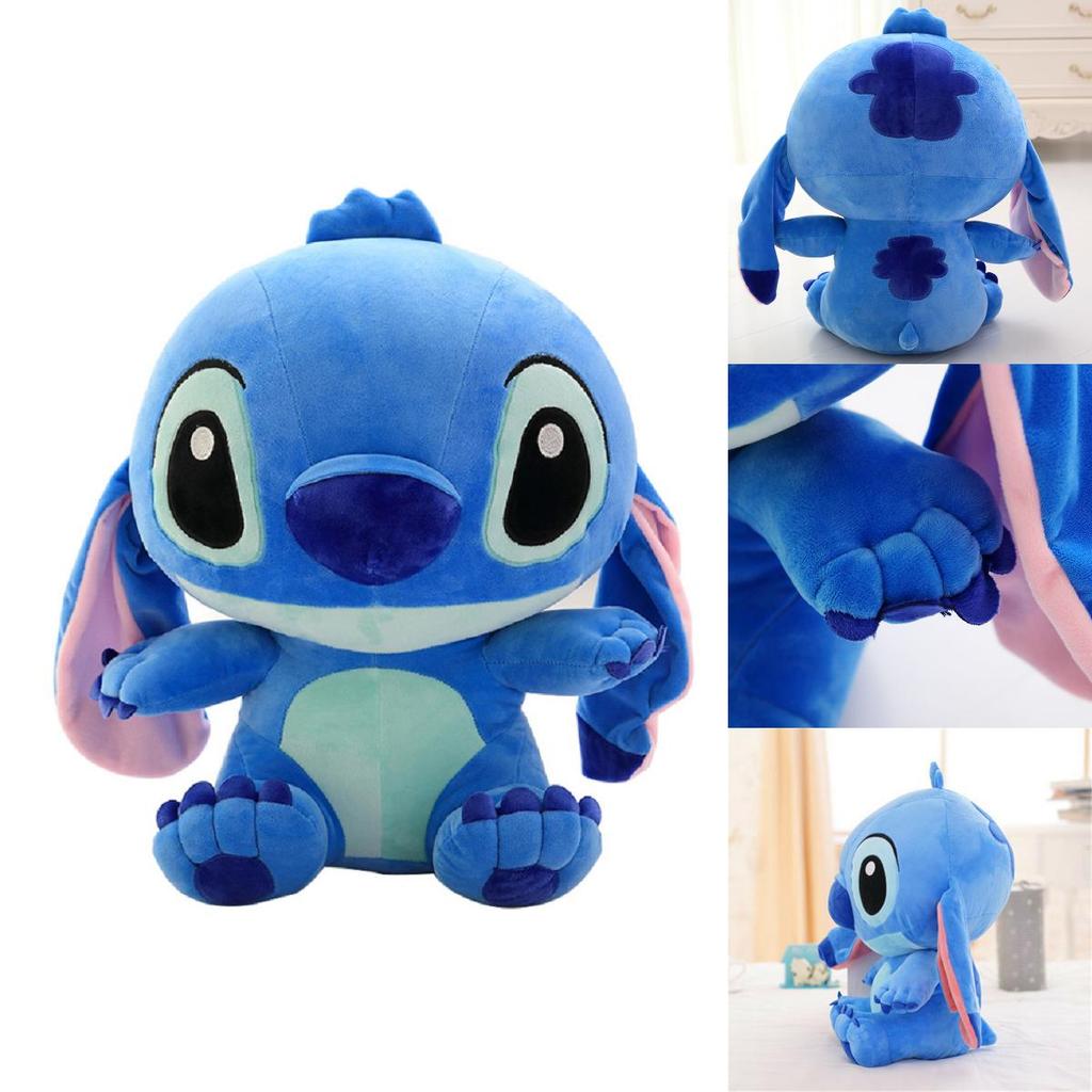 Adorable Lilo Stitch Plush Blue Kid Girl Soft Stuffed Toy Gift 30cm Cute Decor