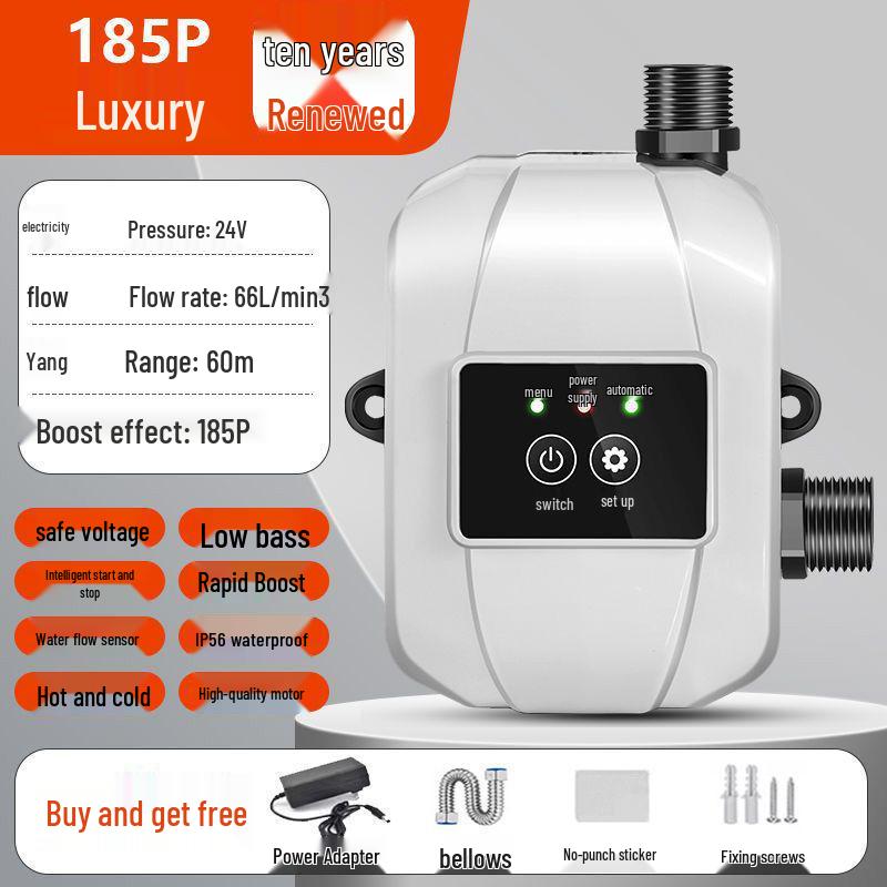 Pompă Booster Automată de Uz Casnic 24V pentru Boilere și Dușuri