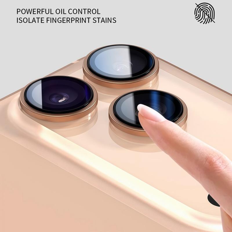High Definition Lens Protective Film For iPhone17 17Air 17Pro 17ProMax Back Camera Tempered Glass Protector Case Easy To Install