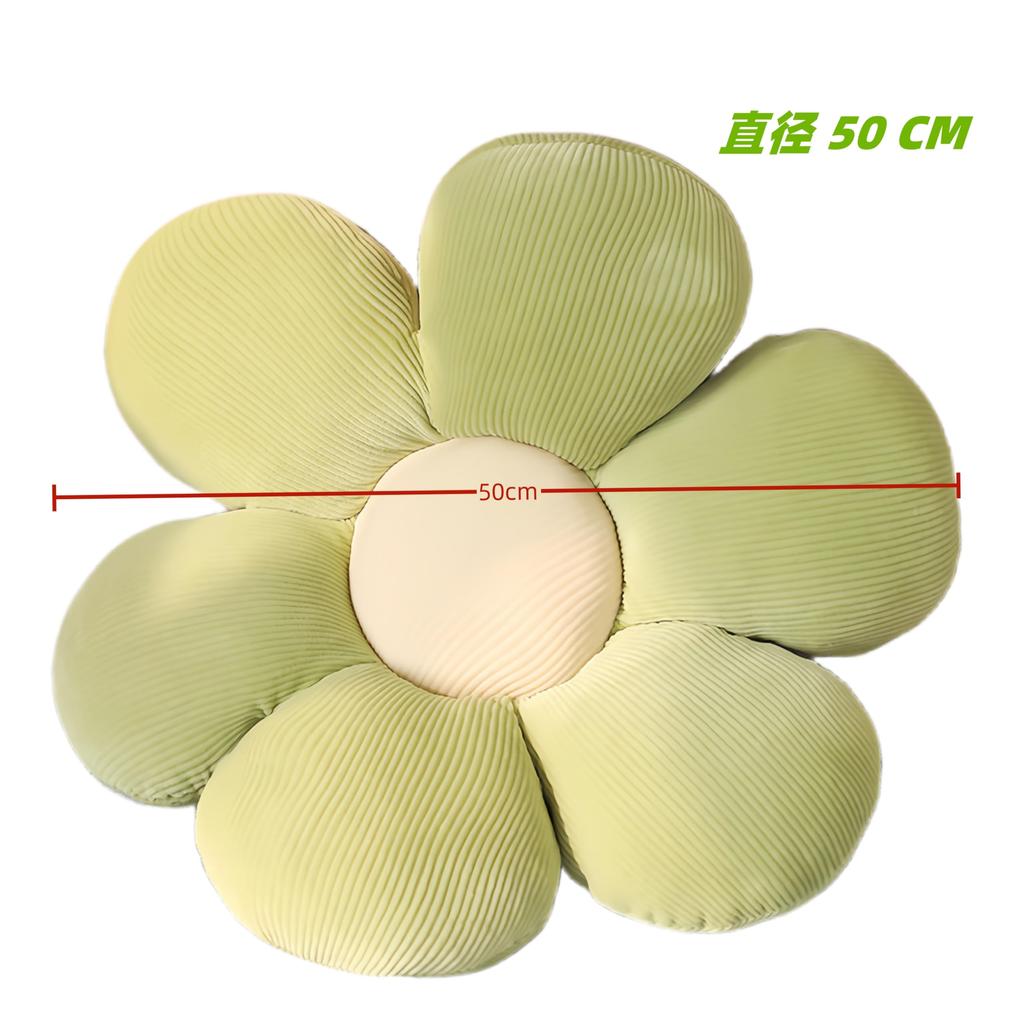 Seat Stylish Flower Diameter 6 Green Flower Pillow Floor Pillow Home Decorative Seat Cushion Cushion, Cushion, Stylish, Pillow, Backrest, 50cm,