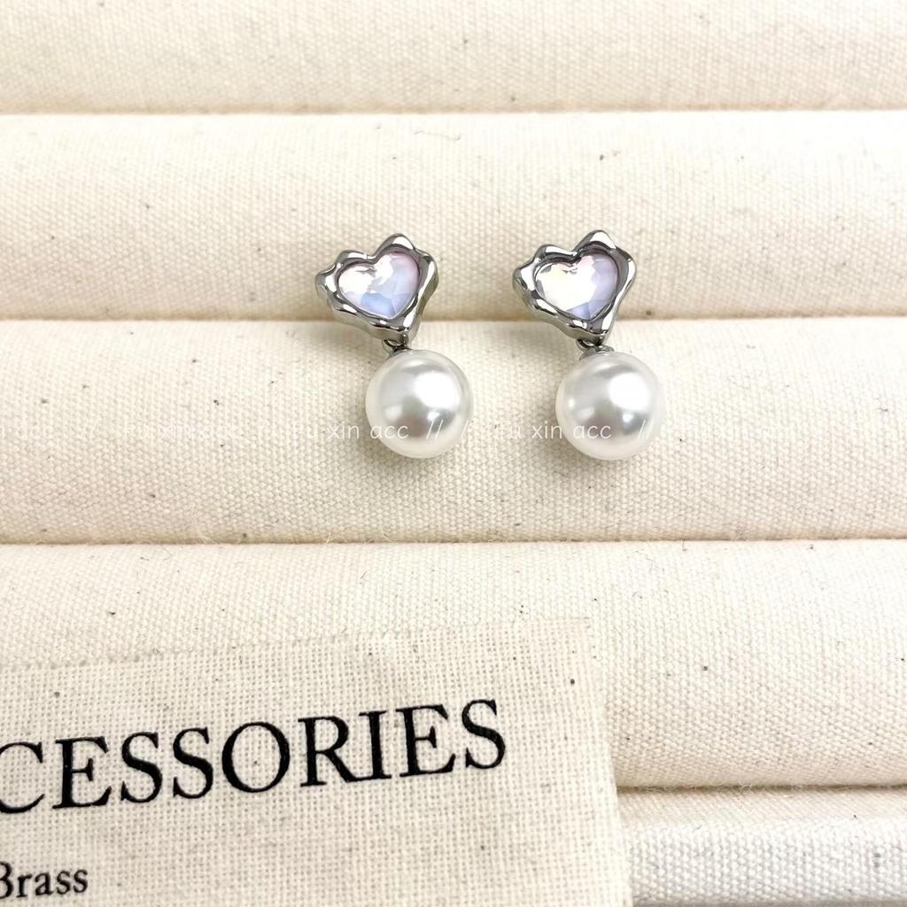 2024 Luxus Herz Perlen Ohrringe - Vielseitiges, Trendiges & Elegantes Damenmode-Design