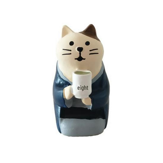 Kreative japanische Zakka: Frühlingsausflug Igel, Lesende Katze und Shiba Inu Harzhandwerk & Ornamente