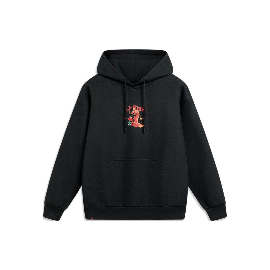 Li Ning Sports Trendy Collection Sweatshirt Unisex Black AWDU049-2