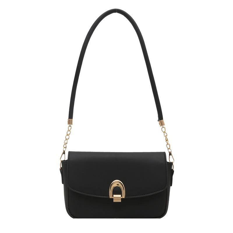 Light Luxury Simple High-end Temperament Small Square Bag Retro Fashion Versatile Portable Shoulder Armpit Bag