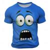 Men's Optical Illusion 3D T Shirt Short Sleeve T shirt 3D Print Crew Neck Shirt Fashion Exaggerated Daily Party Street Casual