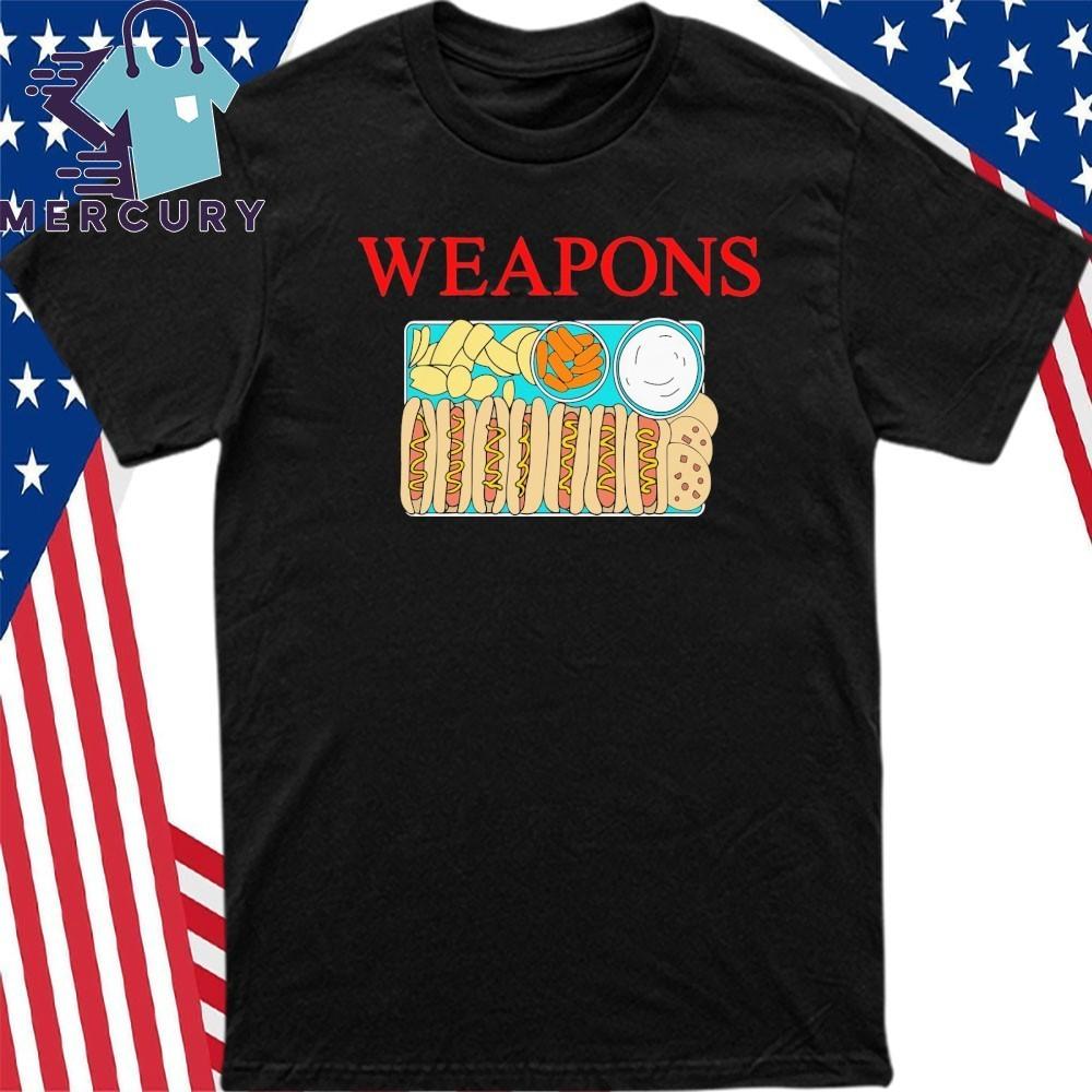 Weapons Hot Dog Shirt Unisex T-Shirt XXXL