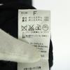 unused NOMBRE IMPAIR made in Japan No sleeve Long dress F black Back zip Women Used
