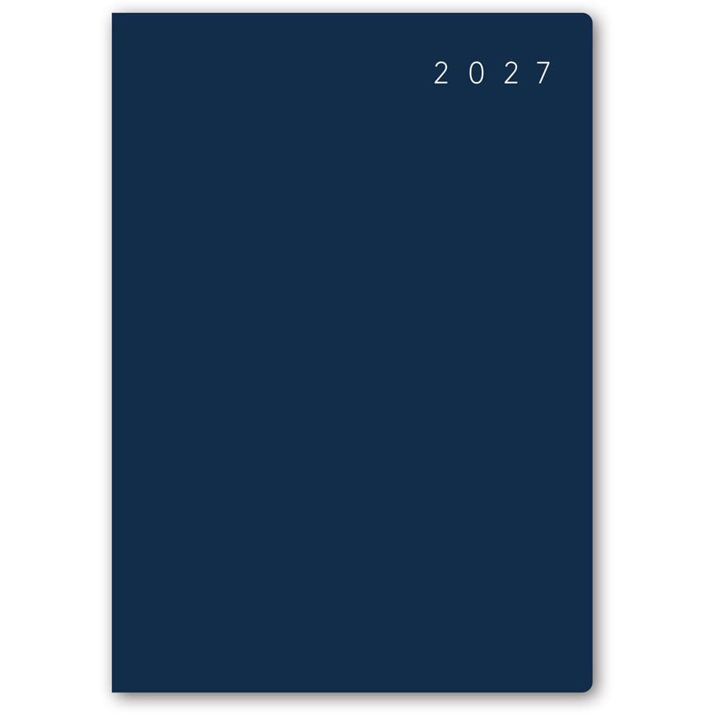 NOLTY 2027 Weekly B6 2272 December Planner, Size, Écri 5, Navy, (Starts 2026)