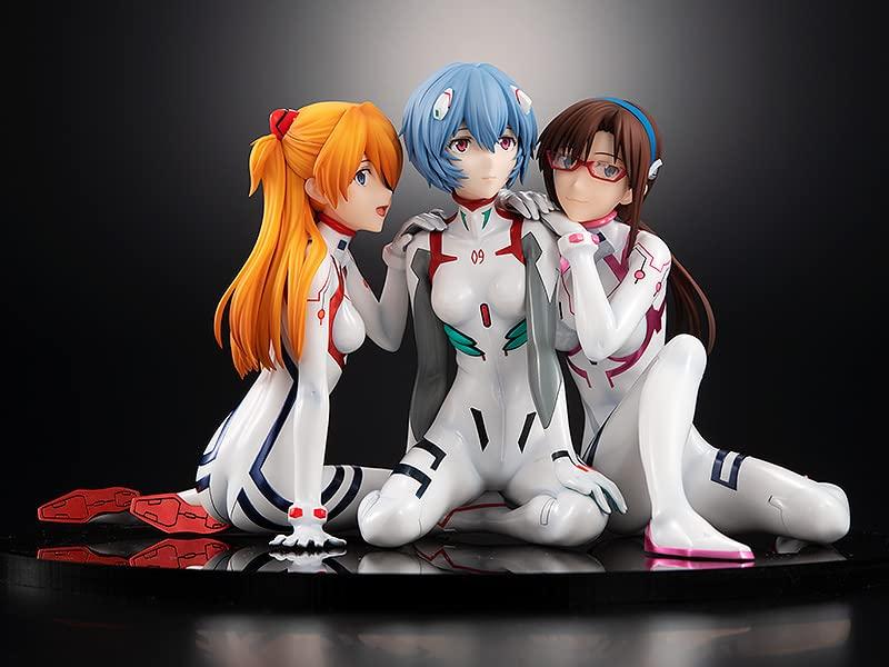 KADOKAWA KDcolle Thrice Upon a Time and Mari Newtype Cover Scale Plastic Painted Complete Figure Evangelion 3.0+1.0 Asuka, Rei, ver. 1/8