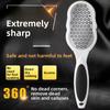 Lime à Pied en Acier Inoxydable 304 de Haute Qualité Double Face Râpe à Callosités Pour Peau Morte Outils de Pédicure Professionnels Grattoir à Callosités