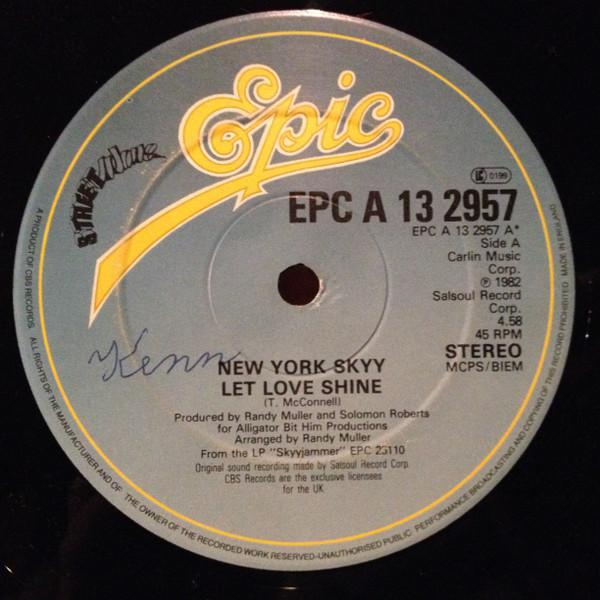 

12inch Record SKYY - Let Love Shine EPCA132957 Epic, Streetwav 1982 UK Soul/Funk Used
