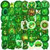 50 Creative Green Magic Stickers Nature Witch Forest Theme Handbook Notebook Decorative Stickers