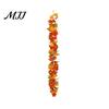 Autumn Artificial Garland 100/175CM Maple Leaf UV Resistant Fall Halloween Thanksgiving Vine Day Harvest Festival Mantle Porch Indoor Outdoor