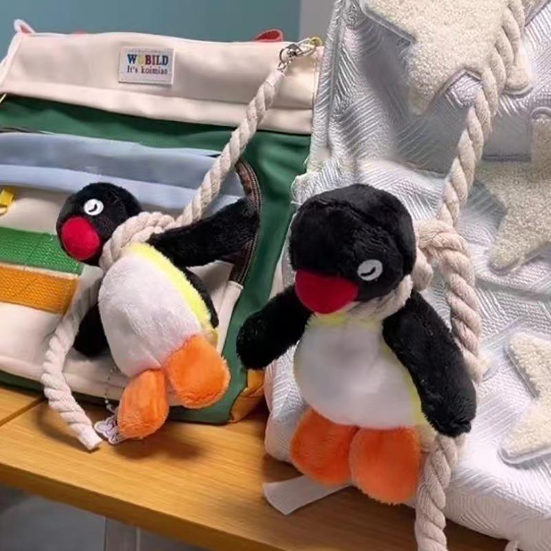 Nydelig Pingvin Plysj Nøkkelring Søt Pingvin Dukke Anheng Kreativ Dyredukke Nøkkelring Utsøkt Ryggsekkdekorasjon Gaver