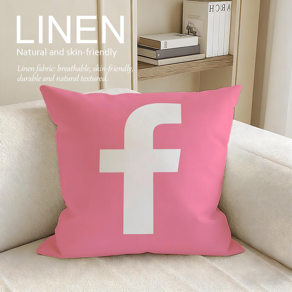 Brand Facebook Cushion Cover Pillowcase Set Pcs x x Breathable Washable Sofa Cushion Cover