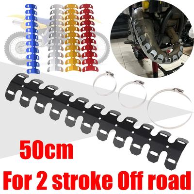 Exhaust Heat Shield Protector Cover Muffler Pipe Guard Protection For Honda CR YZF KXF RMZ EXC Supermoto 2 Stroke Accessories
