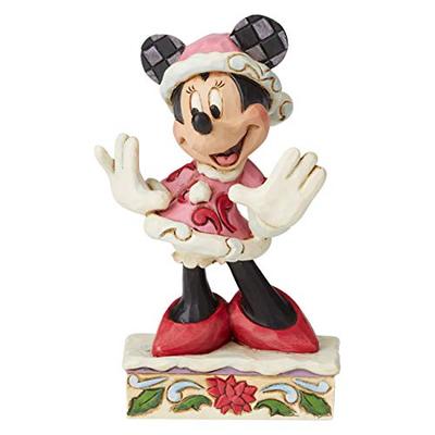 Enesco Minnie Wunderbare Weihnachten Figur, Disney Traditions, 6002843, B7 x H11,7 x T4,4cm [Parallelimport]