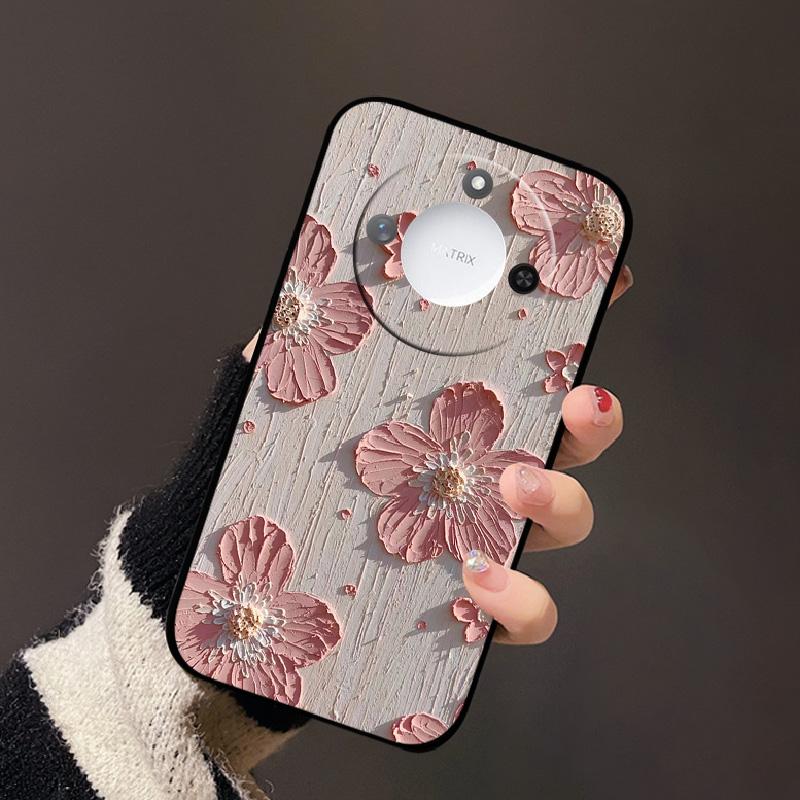 Luxury Cartoon Case For Honor X60 Soft TPU Silicone Phone Back Cover For Huawei Honor X60 BRC-AN00 Shockproof Bumper Phone Bags