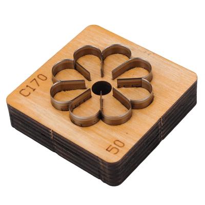 Leather Cutting Die Flower Shaped Metal Leathercraft Paper Art Cutter Punching Mold Crafting Tool