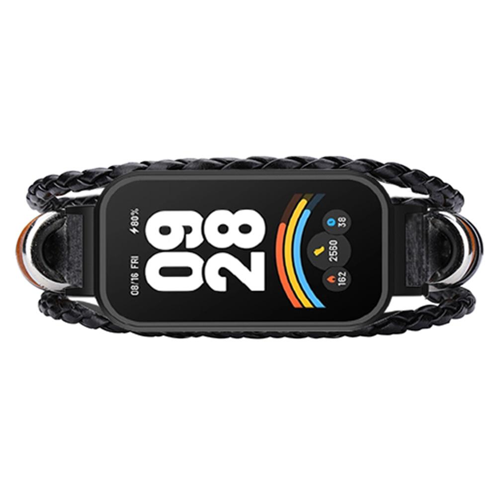 Pour Xiaomi Redmi Band 3/Smart Band 9 Active Bracelet de montre à perles Ethnique DIY Bracelet de montre de remplacement