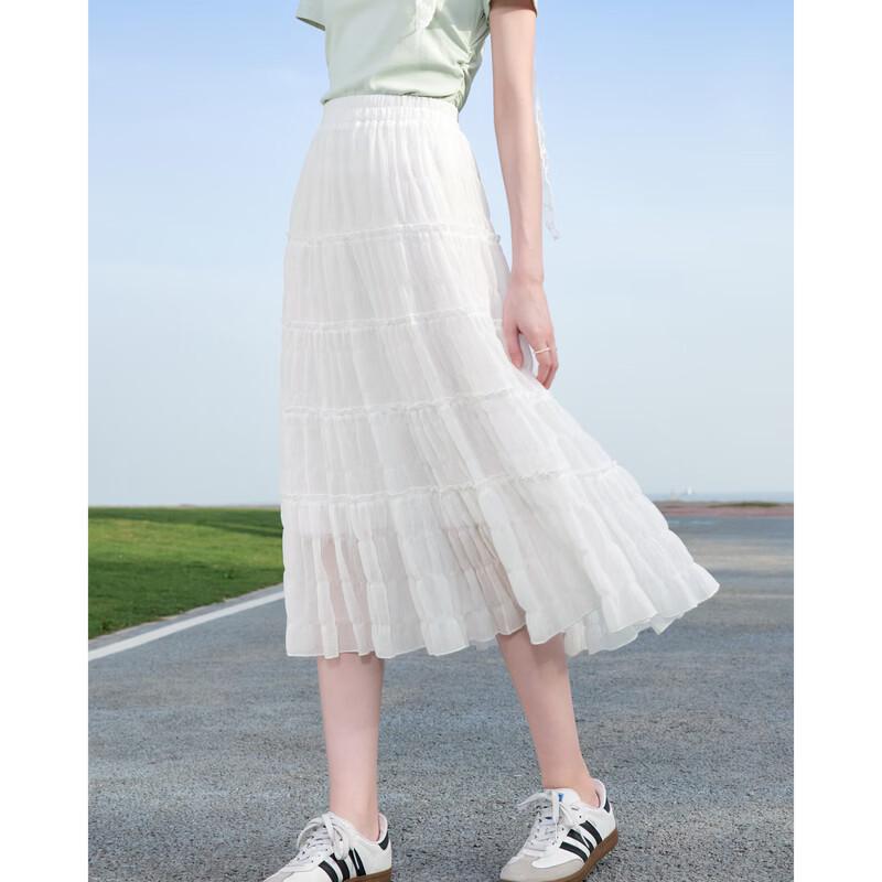 Betu Women's Tiered Midi Skirt