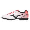 Mizuno Potrero Wide Jr. Round Toe Lace-Up TF Non-Slip Wear-Resistant Breathable Low-Top Kids Soccer Shoes Kids Sneaker White Red P1GE189262