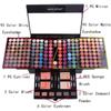 Bright Color Honey Skin Long Lasting Waterproof Shimmer Makeup Kit Glitter Matte Soft Shadow Palette Set Women 180 Colors Various, 1 Piece