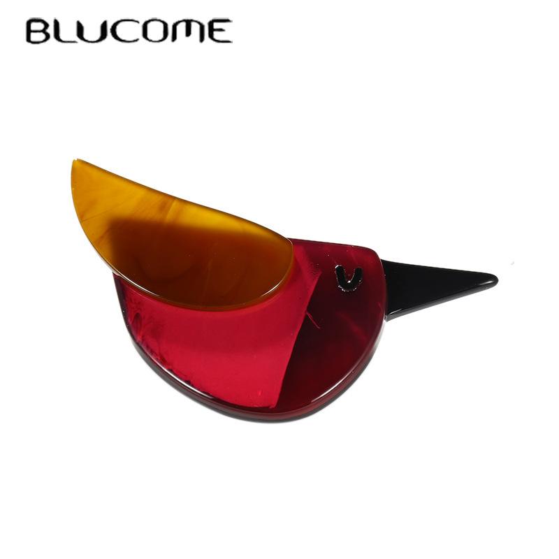 Acrylic Blucome Design Animal New Brooch Cartoon Bird Shape Multicolors Quality For Children Women Clothes Hijab Pins