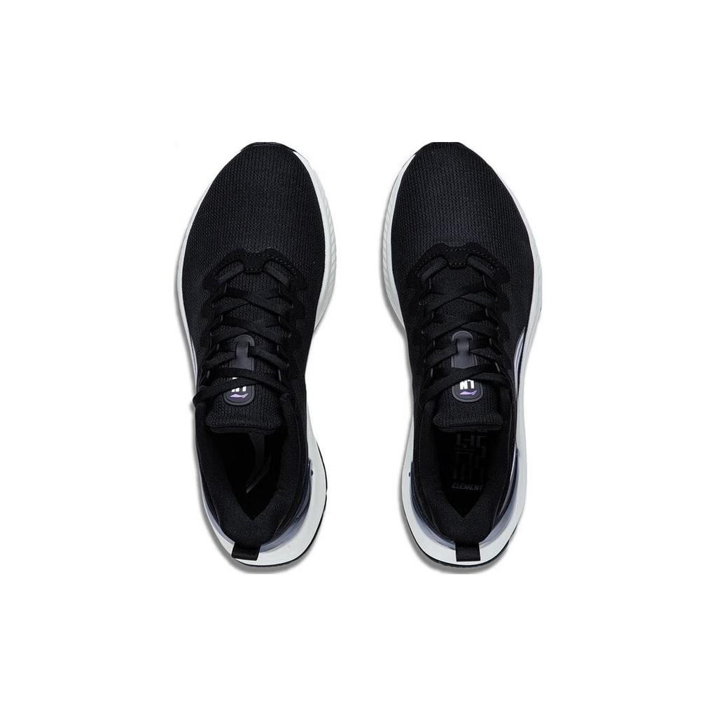 Li Ning YueYing Element Abrasion Resistant Breathable Abrasion Resistant Breathable Low Top Running Shoes Women's Black ARHT006-1
