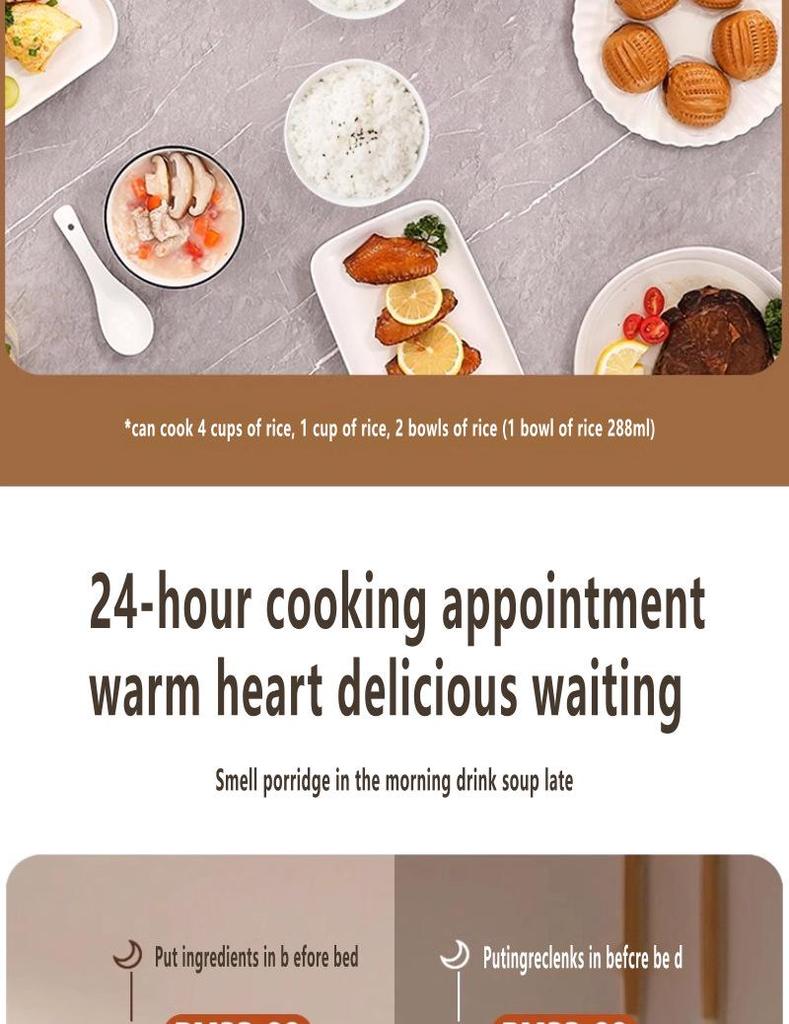 6L Explosion-Proof Pressure Cooker: Thickened, Large Capacity, Multifunctional with Preset Timing for Household Use
