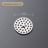 Stainless Steel Round Floor Drain Cover with Anti-Hair Filter and Handle for Hotel Bathrooms