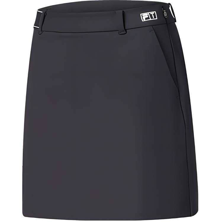

New FILA Golf Series Casual Short Skirts Women s Black A11W415311F-BK XL