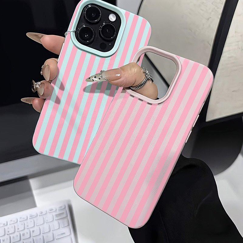 Colorful Striped Pattern Design Phone Case For IPhone 17 15 14 13 12 11 16 Pro Max Case 16E 15 Plus 17 Air Silicone Soft Cover