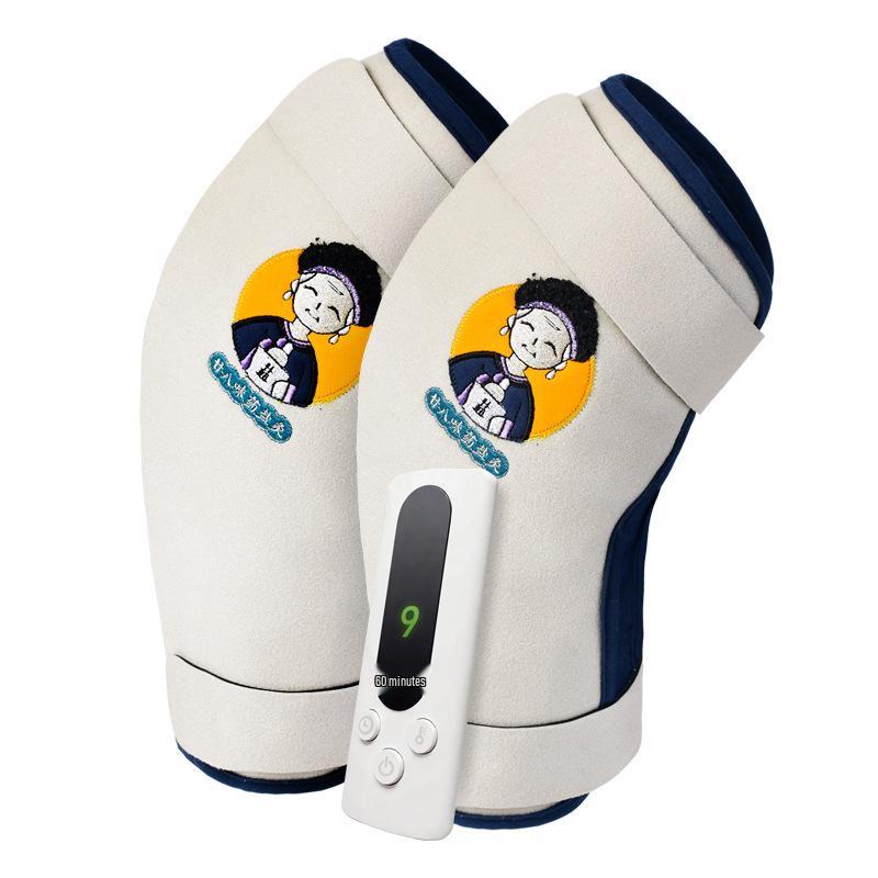 Grandma's Electric Heating Knee Pad: Warm Moxibustion Therapy with Sea Salt Pack for Joint Relief
