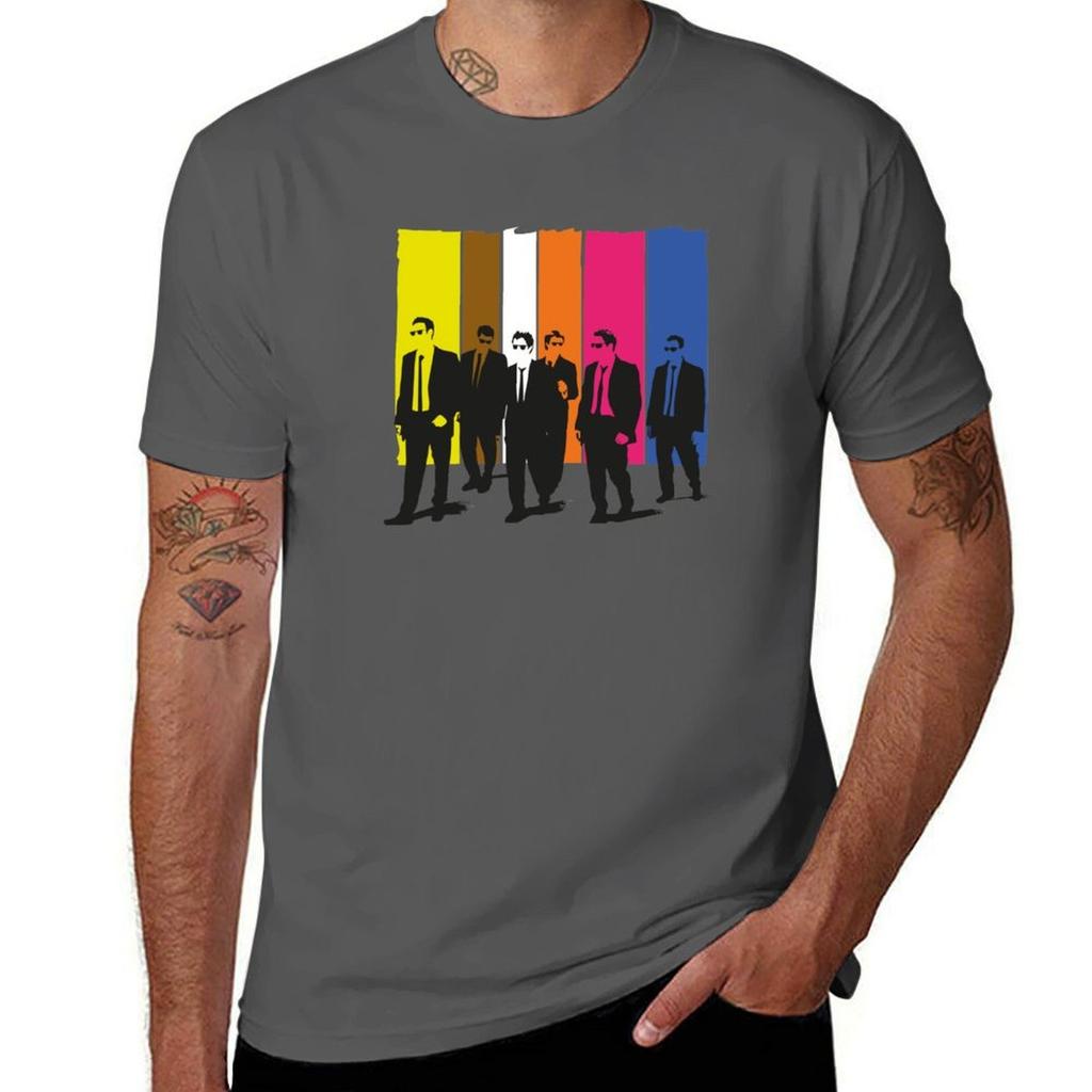 Reservoir Dogs, mr pink, mr blonde, mr orange, white T-Shirt t shirts for man cotton mens graphic t shirts T-Shirt