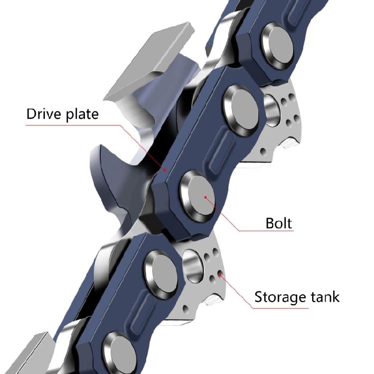 Verschleißfeste elektrische Kettensägenkette 4~16 Zoll Hocheffizientes Klingenersatzteil für Holzschneidewerkzeug Zubehör
