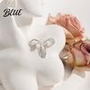 Uterus Shaped Pin Brooch with Rhinestone Faux Pearl Human Organ Lapel Pin Coats Decorative Hollow Jewelry for Sweaters Scarves Pearl
