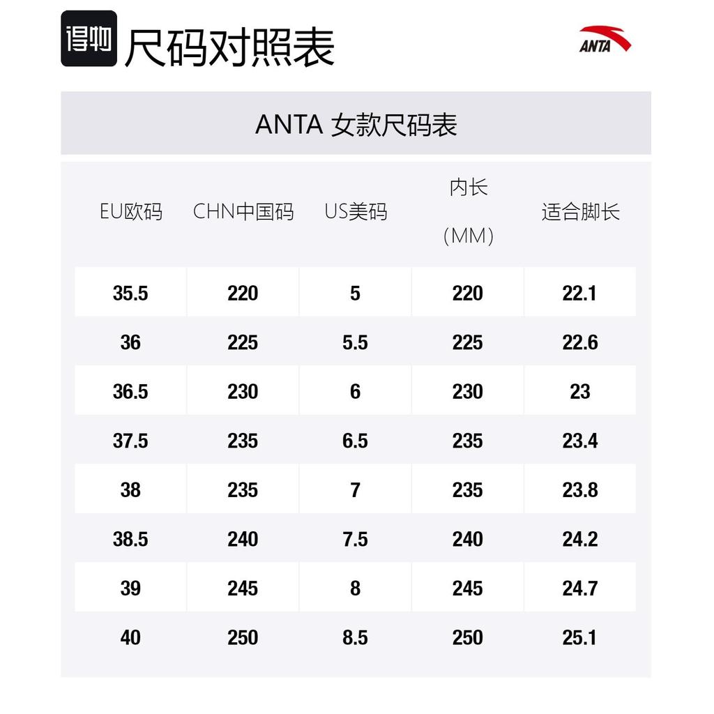 Anta Cushioning Abrasion Resistant Lightweight Low top Casual Running Shoes Women's Bright Black White 122315575-8