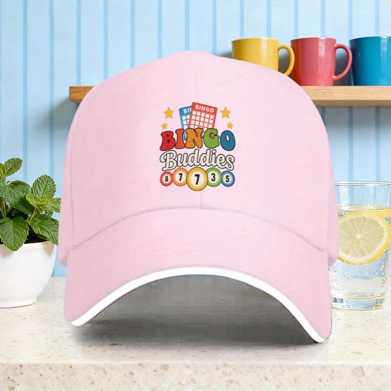 BINGO Buddies Graphic Baseball Cap Polyester Casual Adjustable Snapback for Adults Unisex Outdoor