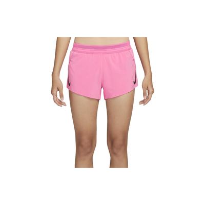 Shorts de Fitness Dri-Fit Adv con Estampado de Logotipo Elásticos Sólidos con Abertura Lateral para Mujer Parte Inferior Rosa CZ9399-606