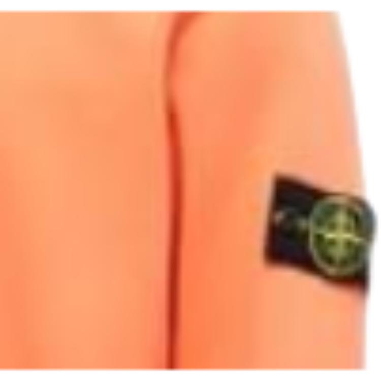 STONE ISLAND FW22 Kompass-Patch Lässiger einfarbiger Pullover Minimalistisches Sweatshirt Herren Sweatshirt Orange 721563051-V0037
